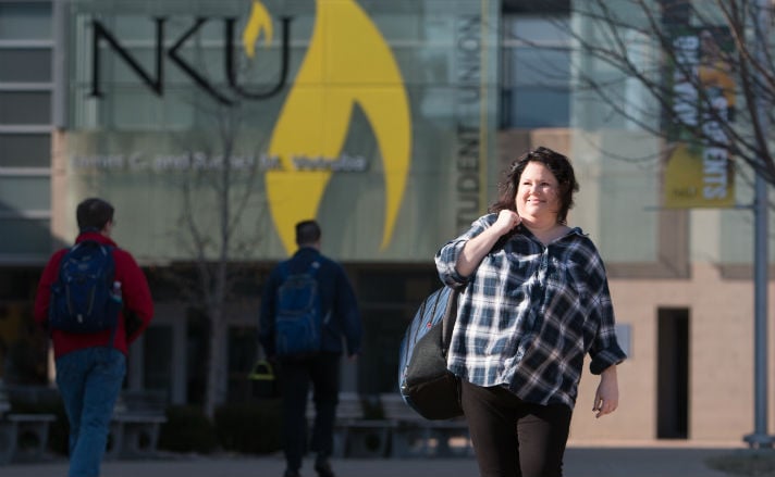 Rachel Rentschler on NKU campus