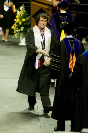 NKU psychology graduate Alex Weiglein at graduation